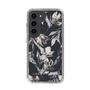 Slim Protection Case［ LAGUNAMOON - NuanceFlower - Navy ］