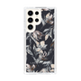 Slim Protection Case［ LAGUNAMOON - NuanceFlower - Navy ］