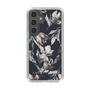 Slim Protection Case［ LAGUNAMOON - NuanceFlower - Navy ］
