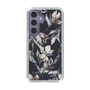 Slim Protection Case［ LAGUNAMOON - NuanceFlower - Navy ］