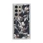 Slim Protection Case［ LAGUNAMOON - NuanceFlower - Navy ］