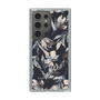 Slim Protection Case［ LAGUNAMOON - NuanceFlower - Navy ］