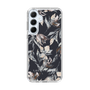 Slim Protection Case［ LAGUNAMOON - NuanceFlower - Navy ］