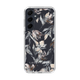 Slim Protection Case［ LAGUNAMOON - NuanceFlower - Navy ］