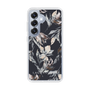 Slim Protection Case［ LAGUNAMOON - NuanceFlower - Navy ］