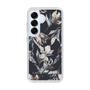 Slim Protection Case［ LAGUNAMOON - NuanceFlower - Navy ］