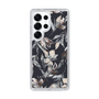 Slim Protection Case［ LAGUNAMOON - NuanceFlower - Navy ］