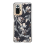 Slim Protection Case［ LAGUNAMOON - NuanceFlower - Navy ］