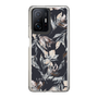 Slim Protection Case［ LAGUNAMOON - NuanceFlower - Navy ］