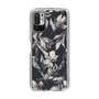 Slim Protection Case［ LAGUNAMOON - NuanceFlower - Navy ］