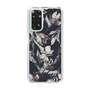 Slim Protection Case［ LAGUNAMOON - NuanceFlower - Navy ］