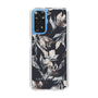 Slim Protection Case［ LAGUNAMOON - NuanceFlower - Navy ］