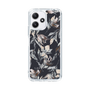 Slim Protection Case［ LAGUNAMOON - NuanceFlower - Navy ］