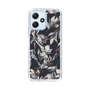Slim Protection Case［ LAGUNAMOON - NuanceFlower - Navy ］