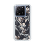 Slim Protection Case［ LAGUNAMOON - NuanceFlower - Navy ］