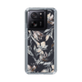 Slim Protection Case［ LAGUNAMOON - NuanceFlower - Navy ］