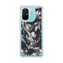 Slim Protection Case［ LAGUNAMOON - NuanceFlower - Navy ］