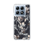 Slim Protection Case［ LAGUNAMOON - NuanceFlower - Navy ］