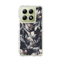 Slim Protection Case［ LAGUNAMOON - NuanceFlower - Navy ］