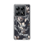 Slim Protection Case［ LAGUNAMOON - NuanceFlower - Navy ］