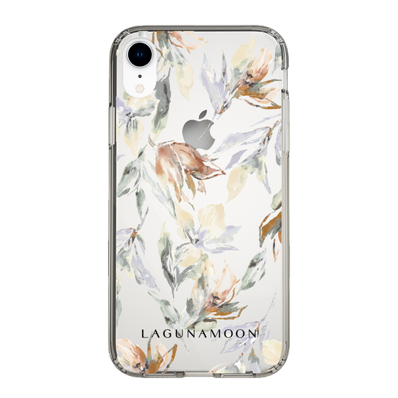 Slim Protection Case［ LAGUNAMOON - NuanceFlower - Clear ］
