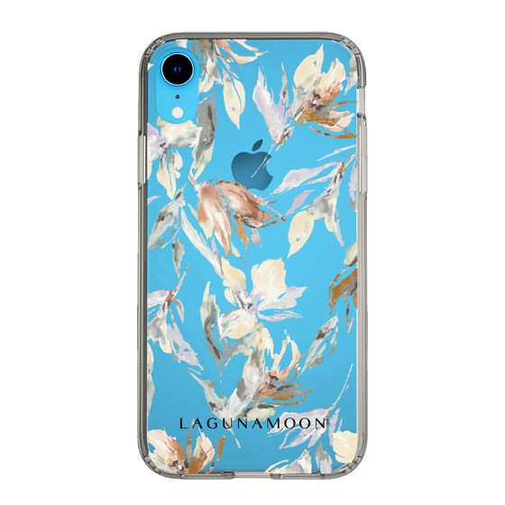 Slim Protection Case［ LAGUNAMOON - NuanceFlower - Clear ］