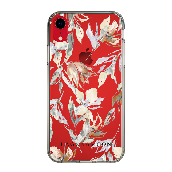 Slim Protection Case［ LAGUNAMOON - NuanceFlower - Clear ］