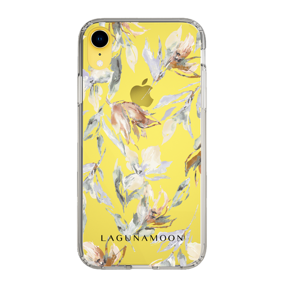 Slim Protection Case［ LAGUNAMOON - NuanceFlower - Clear ］