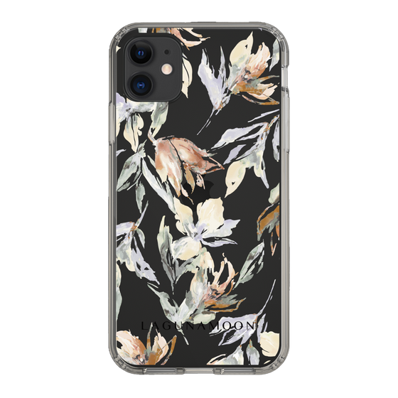 Slim Protection Case［ LAGUNAMOON - NuanceFlower - Clear ］