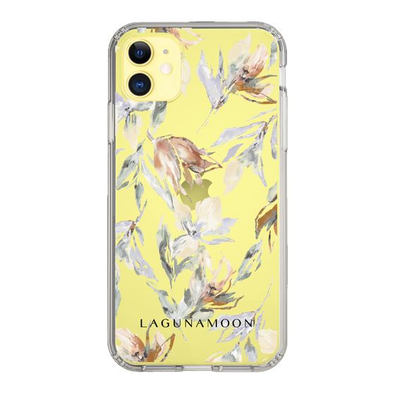 Slim Protection Case［ LAGUNAMOON - NuanceFlower - Clear ］