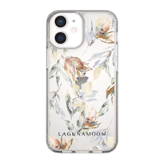 Slim Protection Case［ LAGUNAMOON - NuanceFlower - Clear ］