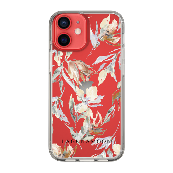 Slim Protection Case［ LAGUNAMOON - NuanceFlower - Clear ］