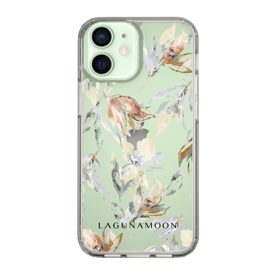 Slim Protection Case［ LAGUNAMOON - NuanceFlower - Clear ］