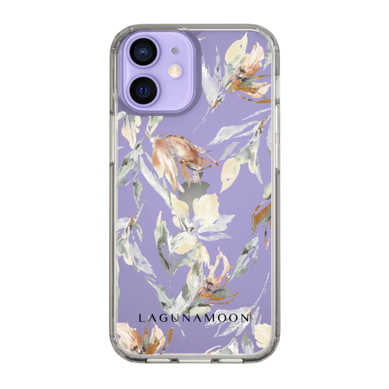 Slim Protection Case［ LAGUNAMOON - NuanceFlower - Clear ］