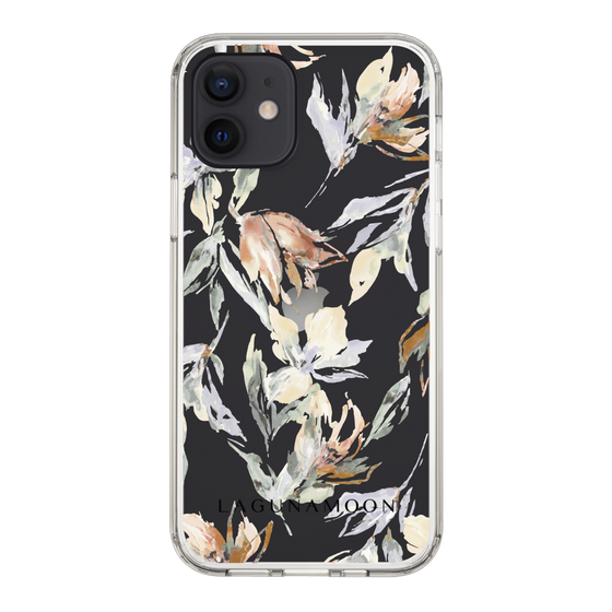 Slim Protection Case［ LAGUNAMOON - NuanceFlower - Clear ］