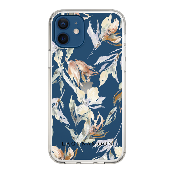 Slim Protection Case［ LAGUNAMOON - NuanceFlower - Clear ］
