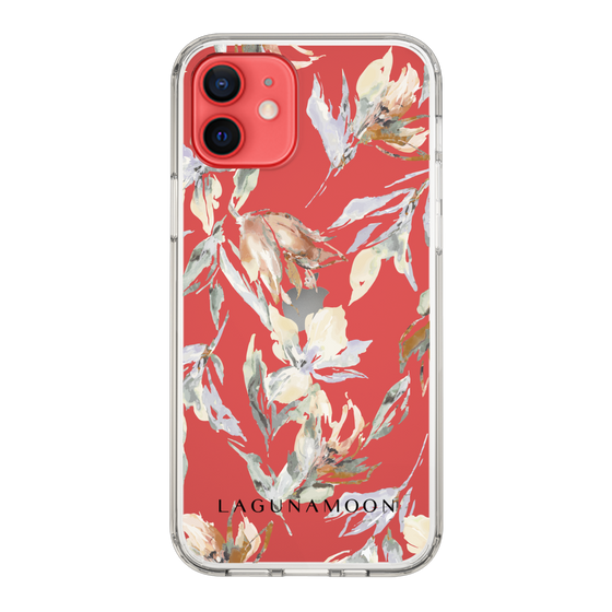 Slim Protection Case［ LAGUNAMOON - NuanceFlower - Clear ］