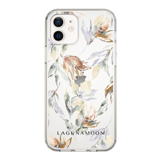 Slim Protection Case［ LAGUNAMOON - NuanceFlower - Clear ］
