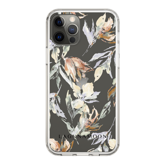 Slim Protection Case［ LAGUNAMOON - NuanceFlower - Clear ］
