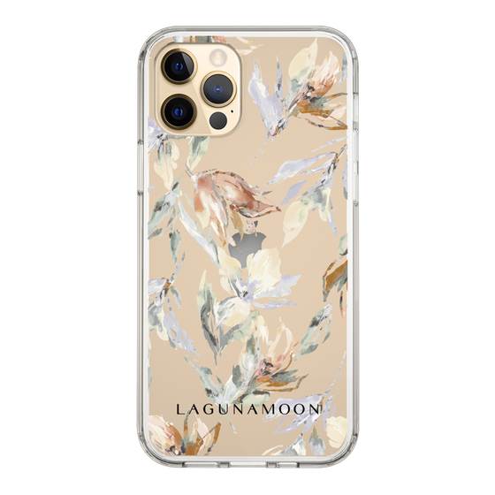 Slim Protection Case［ LAGUNAMOON - NuanceFlower - Clear ］