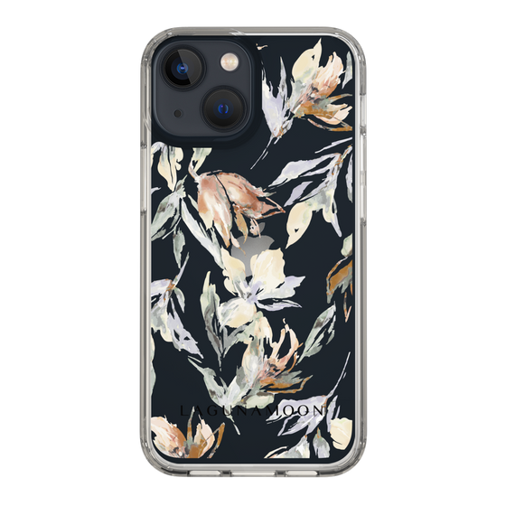 Slim Protection Case［ LAGUNAMOON - NuanceFlower - Clear ］