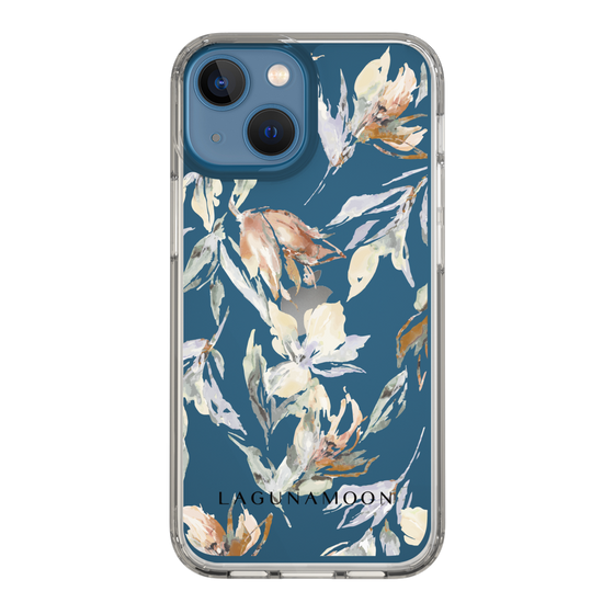 Slim Protection Case［ LAGUNAMOON - NuanceFlower - Clear ］