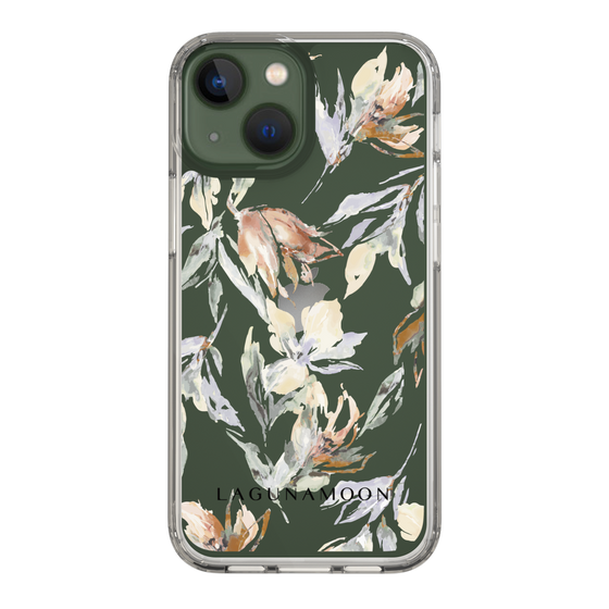 Slim Protection Case［ LAGUNAMOON - NuanceFlower - Clear ］