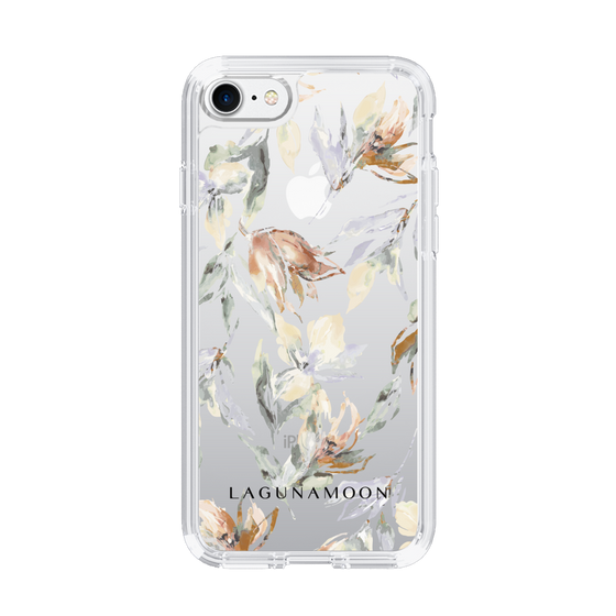 Slim Protection Case［ LAGUNAMOON - NuanceFlower - Clear ］