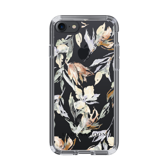 Slim Protection Case［ LAGUNAMOON - NuanceFlower - Clear ］
