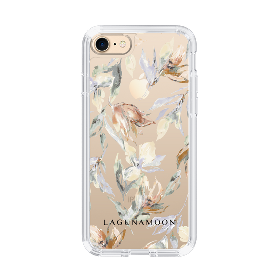 Slim Protection Case［ LAGUNAMOON - NuanceFlower - Clear ］