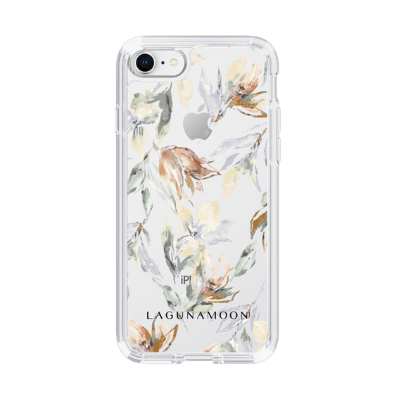 Slim Protection Case［ LAGUNAMOON - NuanceFlower - Clear ］