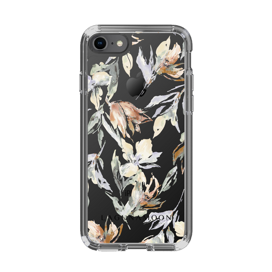 Slim Protection Case［ LAGUNAMOON - NuanceFlower - Clear ］