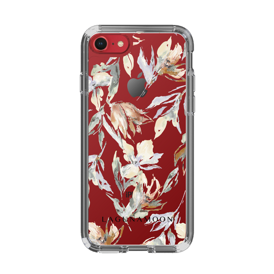 Slim Protection Case［ LAGUNAMOON - NuanceFlower - Clear ］