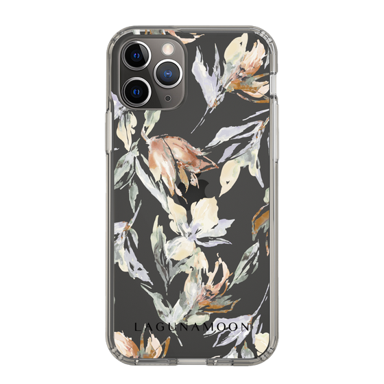 Slim Protection Case［ LAGUNAMOON - NuanceFlower - Clear ］